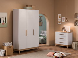 Hanah Home Etto - Mm1.44.03.U1 Armario Madera y Roble Blanco